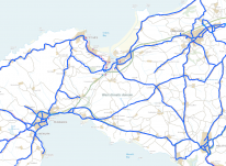 Detail: 2019-12-03 Salting routes and planned treatment valid at Mon Dec 02 2019 12 11